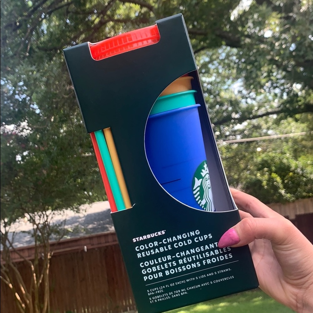 Starbucks color changing cups